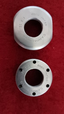 Vintage Campagnolo Bottom Bracket Cup set, with French Threads.