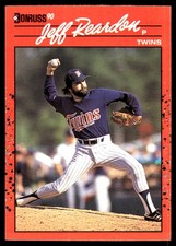 Jeff Reardon 1990 Donruss #119 Twins MLB READ FREE SHIPPING AutographDen