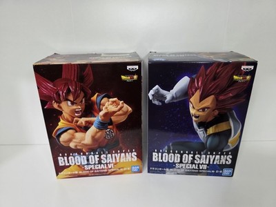 Banpresto Dragon Ball Blood Of Saiyans Special Goku & Vegeta Super Saiyans God