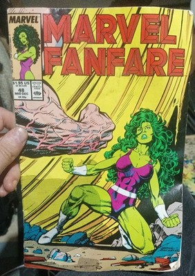 Marvel Fanfare #48:  World s Hero  Father s Shame! Avengers Assembled #18 -1989