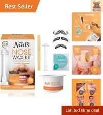 Nad's Nose Wax Kit for Effortless DIY Nose Hair Removal | 45g Sensitive Formula
