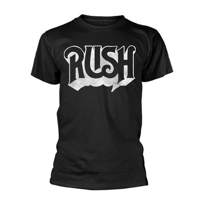 Rush T-Shirt ''Distressed Logo'' schwarz - NEU