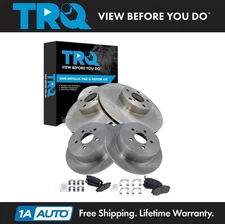 TRQ Brake Pad & Rotor Kit Semi-Metallic Fits 2005 Subaru Legacy Outback