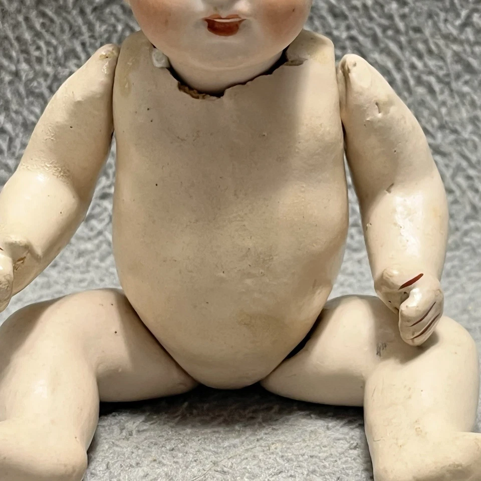 Muñeca bebé cabeza bisque vintage Nippon 5,5" Foto 3 de 4