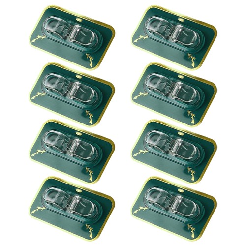8pcs Wall Self-Adhesive Cord Organizers Adhesive Cable Clips Desktop Cable - Afbeelding 12 van 12