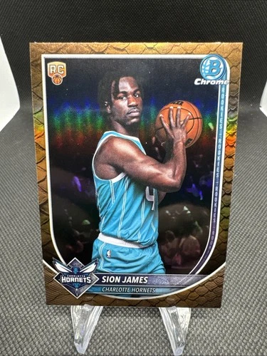 2025 Bowman Basketball Refractor Sion James #BCV-33