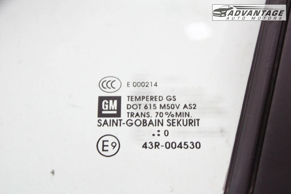 Chevrolet Blazer 2019-2025 puerta delantera izquierda ventana sello resistente a la intemperie con vidrio OEM Foto 4 de 4