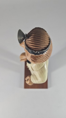 Dentist Vintage Hand Carved Wooden Figurine by Romer Brand of Italy 11.5" Tall - Picture 8 of 8