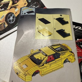 LEGO Racers: Ferrari F430 Challenge 1:17 (8143) W/ New Yellow Parts