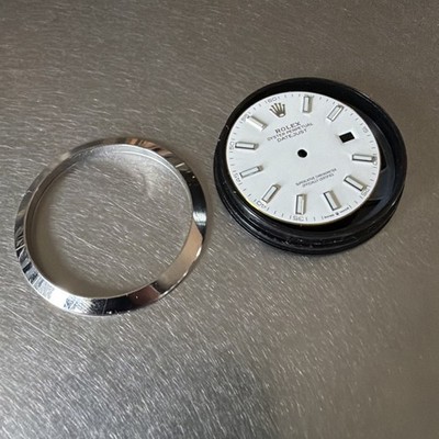 Rolex ( 1 ) Datejust 126300 Lünette und Zifferblatt Weiß