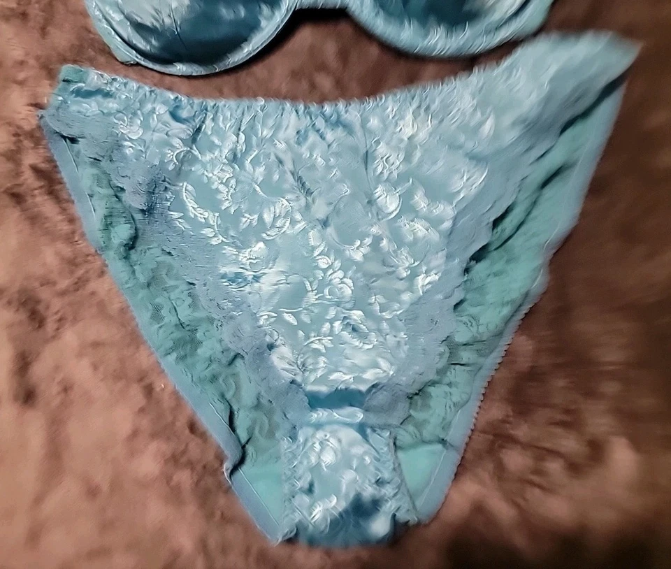 Juego de sujetador satinado Secret Treasures vintage 38B/grande Foto 3 de 4