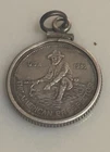 Rare 1985 Engelhard Prospector 1/10 Oz .999 Fine Silver Round Pendant.