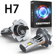 2x H7 Led Bulbs Headlight Low Beam Or High Beam Kits 100w 6000k Mini Size 2x H7 Led Bulbs Headlight Low Beam Or High Beam Kits 100w 6000k Mini Size