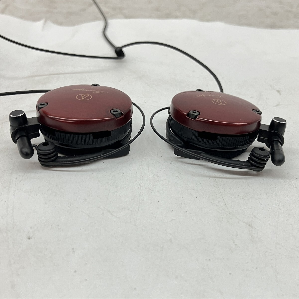 Audio Technica ATH-EW9 Ear Fit Clip-On Headphones Wooden Wood