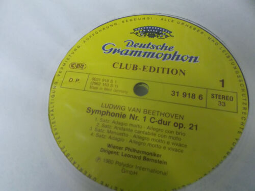 68682 - BEETHOVEN - 9 SYMPHONIEN (BERNSTEIN) - 1980 DGG 8 VINYL LP BOX SET: CLUB - Bild 3 von 5