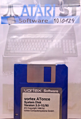 ATARI ST -- VORTEX ATONCE SYSTEM DISK VERSION 3.0-10/90 (VORTEX COMPUTERSYSTEME)