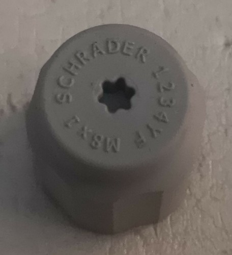 Refrigerant valve plug Citroen Peugeot Vauxhall models 1615058880 New genuine - Picture 2 of 3