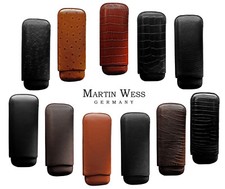 Martin Wess Zigarrenetui 590 Leder für 2 Robusto Zigarren - 2er - Zigarren Etui