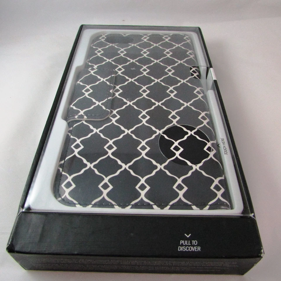 NEW Authentic Incipio Caroline Printed Wallet Case iPhone 6 Plus 6S Plus-Trellis - Image 3 of 4