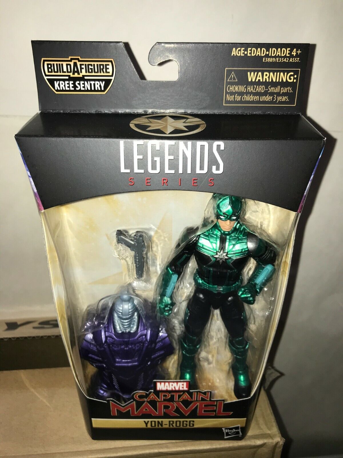 Marvel Captain Marvel 6-inch Legends Yon-Rogg Kree Figure NEW