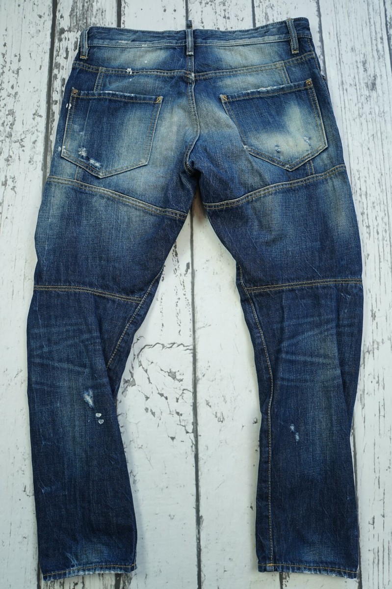 DSQUARED DSQUARED2 D2 JEANS DENIM TAG.46 46 S71LA0563 BIKER