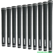 Lamkin Crossline Plus Golf Grips Standard+ Core .60" Round Gray/Black Set New