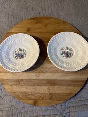 Wedgwood Montreal Wellesley Small 6'' Round Bowl/Sauce Dish VTG Set Excellent