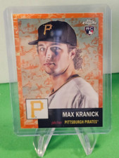 2022 Topps Chrome Platinum #397 Max Kranick Toile Orange Refractor /25