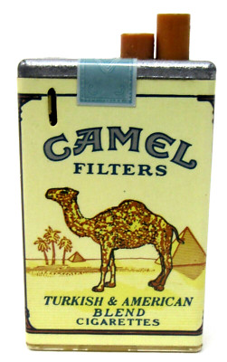 ca. 1990 CAMEL CIGARETTES promotional Cigarette Lighter made in Korea xz