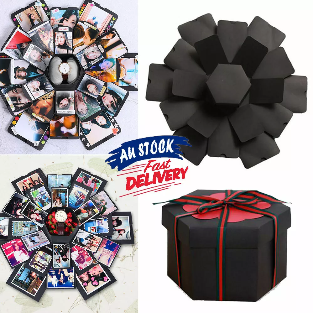 Surprise Explosion Box Love Memory DIY Photo Album Birthday Anniversary  Gift AU