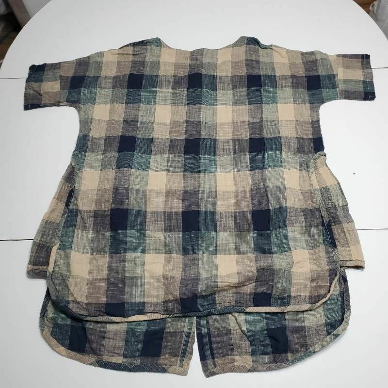 Master Record Margin Womens Button Down Shirt Bei… - image 2