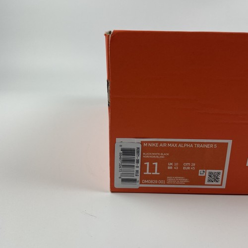 Nike Air Max Alpha Trainer 5 Uomo EU 45 Scarpe da Ginnastica DM0829-001 Nuove - Foto 9 di 9