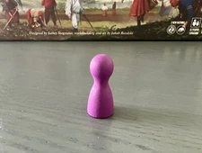 Scythe Invaders From Afar | Togawa Shogunate Purple Action Token | Game Piece