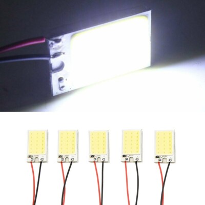 E-INFINITY 4X Super White T10 COB LED 12V 24 SMD C5W LED Reading Lamp LED Car Auto Parking Interior Panel Light Dome Bulb Festoon Interface - Foto 3