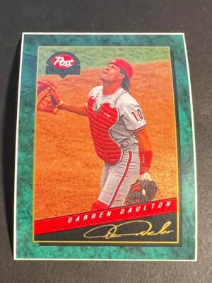 Box 11: 1994 Post Collection BORDERED OVERSIZE PROOF Darren Daulton Phillies