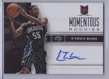 2012-13 Momentum E'Twaun Moore #5 Momentous RC AUTO Magic 
