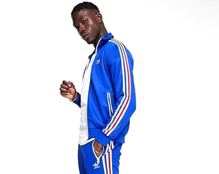 Adidas originals beckenbauer track jacket white sale