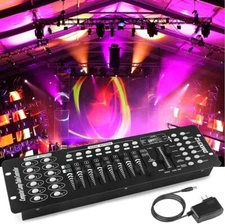 DMX512 192/1024 Channels Operator Console Controller For Stage Lighting DJ Party