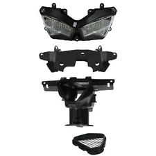 Front Headlight Ram Air Duct Fairing Bracket Fit For Kawasaki Ninja ZX6R 19-2023