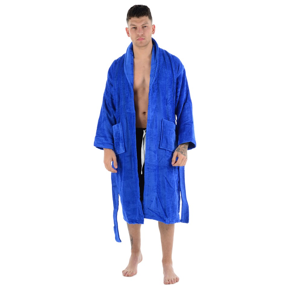 mens egyptian cotton dressing gown Egyptian Cotton Towels Unisex Luxury Egyptian Cotton Terry Bathrobe – Soft  Shawl Collar Dressing Gown – One Size White Terry Cloth Robe