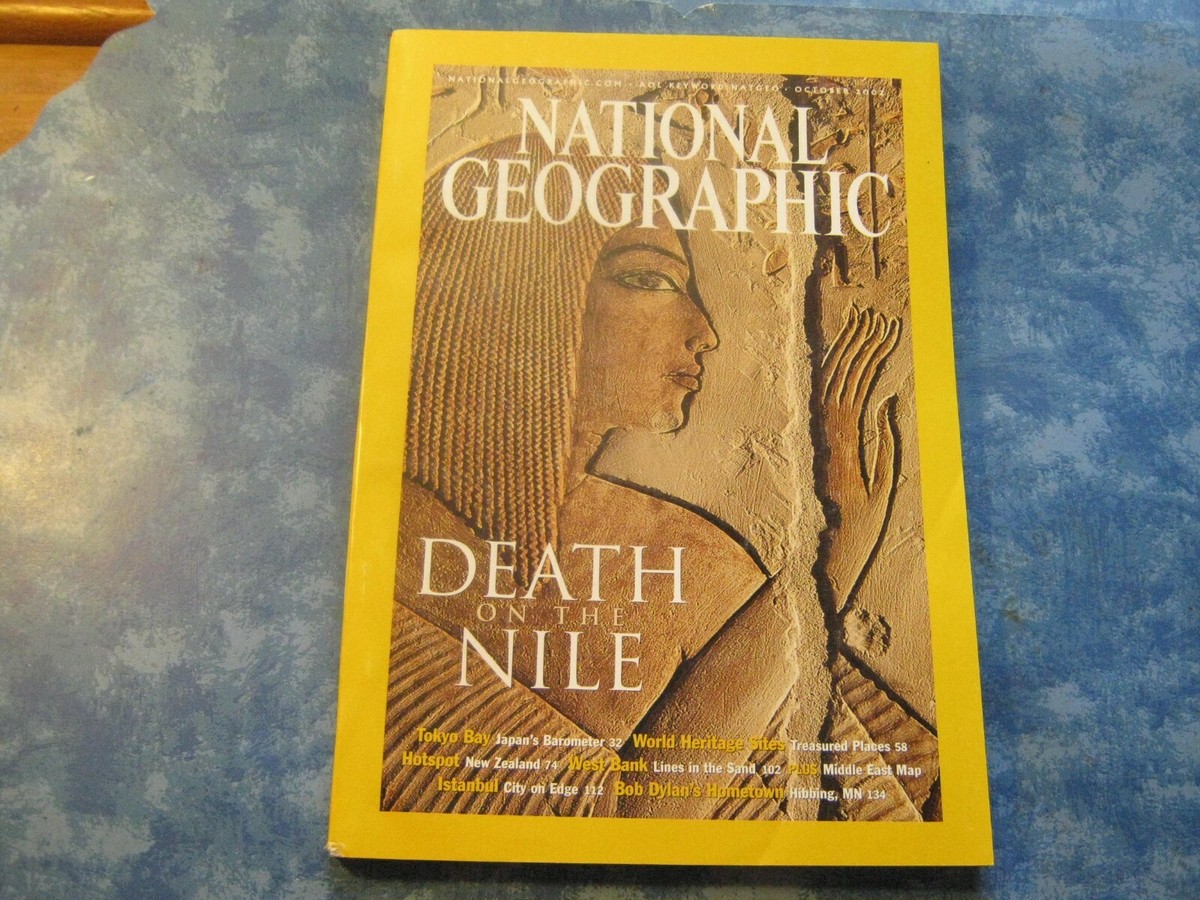 NATIONAL GEOGRAPHIC October 2002 DEATH ON THE NILE Tokyho Bay WEST