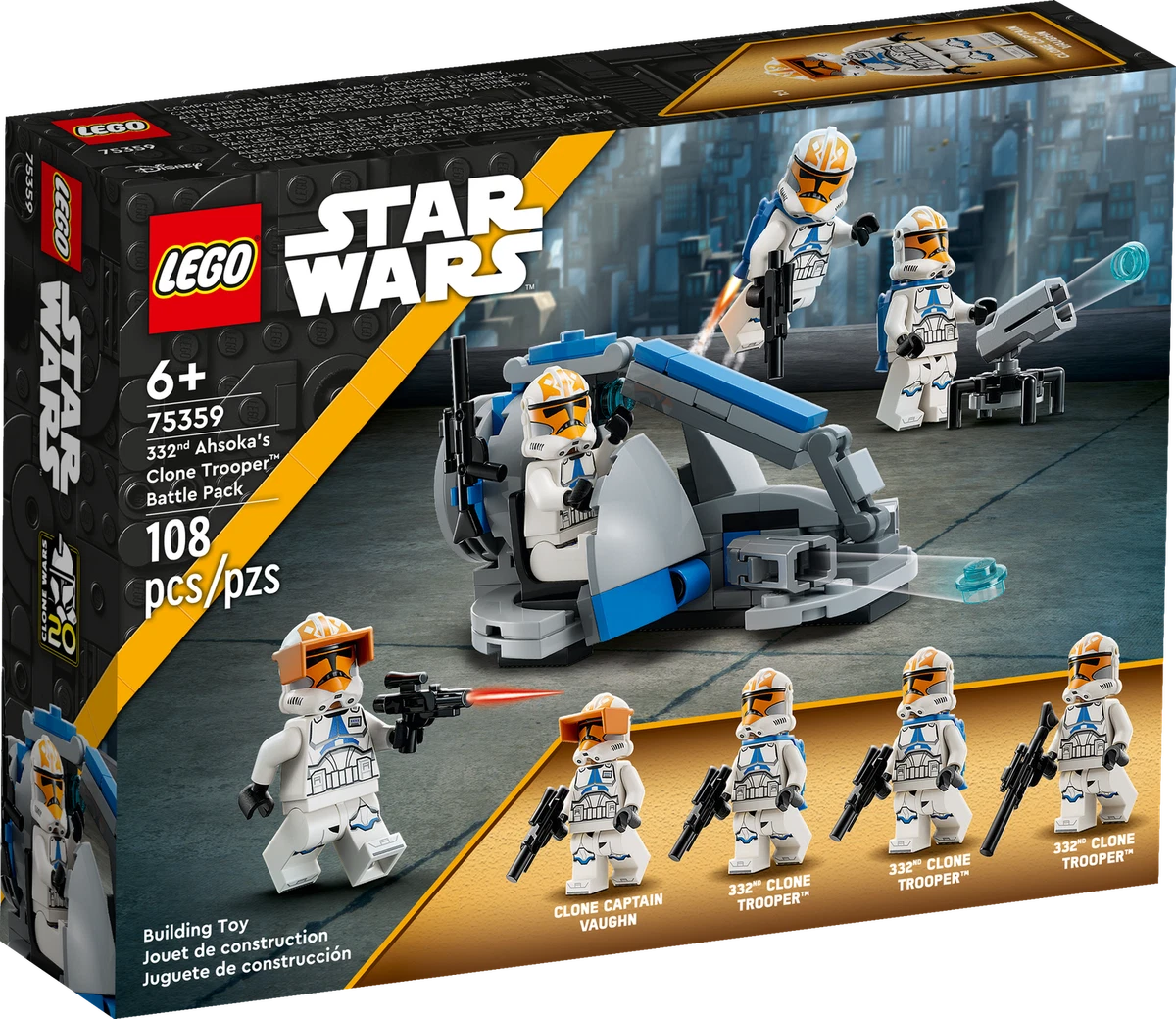 LEGO Star Wars 332nd Ahsoka s Clone Trooper Battle Pack 75359