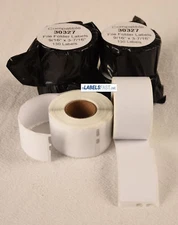Rolls of Compatible DYMO 30327 File Folder Labels, 130 Labels Per Roll