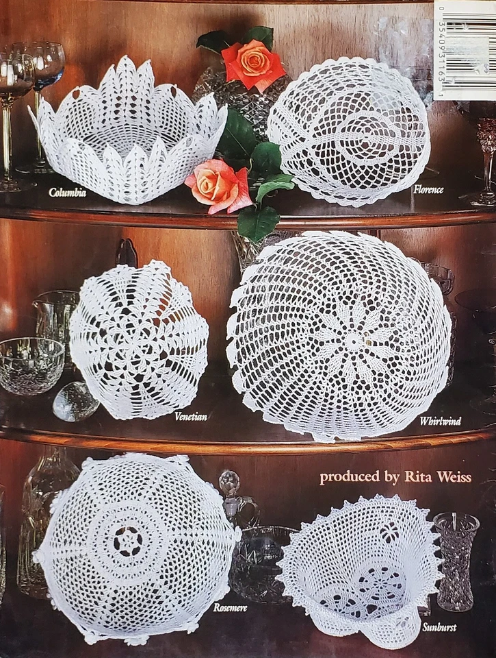 Cut Glass Bowls Crochet Patterns By American School Of Needlework - Image 4 of 4