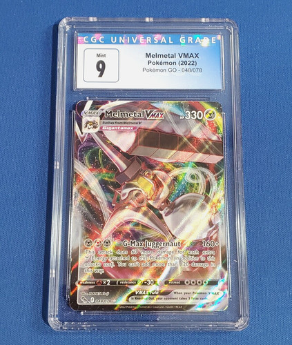 Pokemon TCG GO 048/078 Melmetal VMAX Ultra Rare CGC Graded 9 MINT