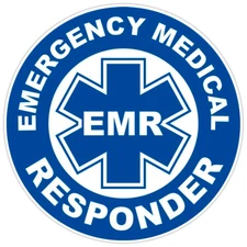 EMR Emergency Medical Responder Bumper Sticker Military Vinyl Soldier Decal 5"