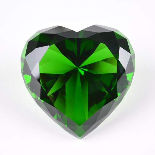 VALENTINE Diamond Crystal Facet Heart Paperweight Glass Sculpture Love Wedding - Bild 45 von 58