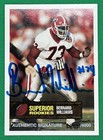 1994 Superior Rookies - Autographs #37 BERNARD WILLIAMS AU, SN4000 GEORGIA