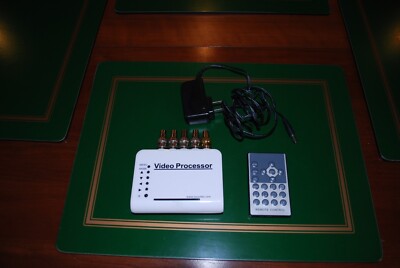 4 Channel Color Quad Picture AV Processor Splitter