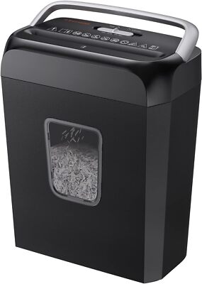 Commercial Office Shredder Paper Destroy Crosscut Heavy-duty Clips Credit Card